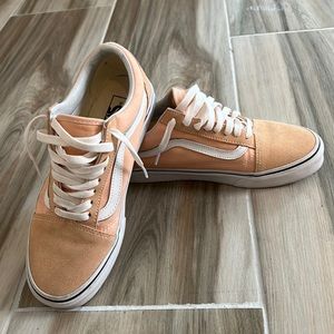 Neutral peach Vans